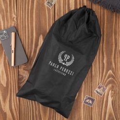 Saszetka męska skórzana czarna na pas Paolo Peruzzi AL-11-BL. Czarne saszetki i nerki męskie z materiału. Za 169.00 zł.