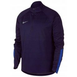Bluza piłkarska męska Nike Shield Squad Drill Top. Niebieskie bluzy męskie Nike, m, bez wzorów, bez ramiączek, bez kaptura. Za 200.99 zł.
