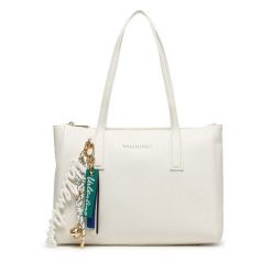 Torebka Valentino. Białe shopperki damskie Valentino, bez wzorów, bez dodatków. Za 649.99 zł.