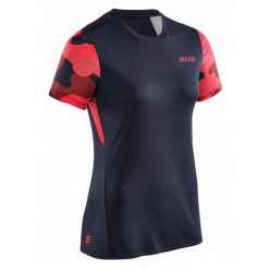 Koszulka sportowa z krótkim rękawem CEP Camocloud damska. Czerwone koszulki sportowe damskie CEP, l, bez wzorów, z tkaniny, bez ramiączek, na fitness i siłownię. Za 199.00 zł.