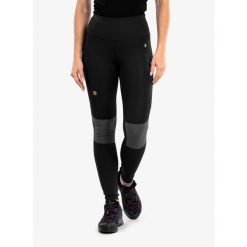 Spodnie trekkingowe damskie Fjallraven Abisko Trekking Tights Pro. Czarne spodnie sportowe damskie Fjällräven, bez wzorów, sportowe, trekkingowe. Za 489.99 zł.