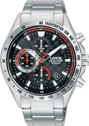 Zegarek Lorus Zegarek męski Lorus RM309JX9 srebrny. Szare zegarki męskie Lorus, bez wzorów, srebrne. Za 499.00 zł.