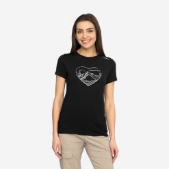 T-shirt damski VIKING Lenta Bamboo Light Lady. Czarne t-shirty damskie Viking, s, bez wzorów, z elastanu, bez kołnierzyka, bez ramiączek. Za 139.90 zł.