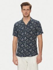 Blend Koszula 20718227 Granatowy Regular Fit. Niebieskie koszule męskie Blend, m, bez wzorów, z wiskozy, bez kołnierzyka, bez ramiączek. Za 109.99 zł.