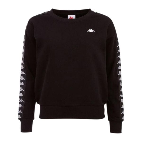 Damska Bluza Janka. Czarne bluzy damskie Kappa, xl, bez wzorów, sportowe, bez ramiączek, bez kaptura. Za 124.99 zł.