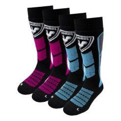 Skarpety narciarskie damskie Rossignol L3 Thermotech 2 pary. Czarne skarpetki damskie Rossignol, bez wzorów. Za 180.00 zł.