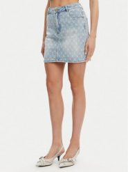 Gaudi Spódnica jeansowa 511BD76001 Niebieski Regular Fit. Niebieskie spódnice damskie Gaudi, bez wzorów, z bawełny. Za 289.99 zł.