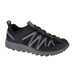 Męskie Buty Sportowe Wildwood Aerosport. Czarne buty sportowe męskie Merrell, bez wzorów, bez zapięcia. Za 479.99 zł.