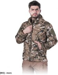 Kurtka męska Reis TG-MOSS - Kurtka ochronna Tactical Guard z materiału SOFTSHELL, tkany - zielony M. Brązowe kurtki sportowe męskie Reis, m, bez wzorów, z softshellu, bez kaptura. Za 253.11 zł.