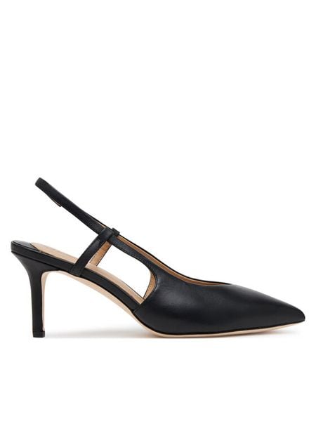LAUREN RALPH LAUREN Sandały 802961789001 Czarny. Czarne sandały damskie Lauren Ralph Lauren, bez wzorów, ze skóry, bez obcasa, na szpilce, bez zapięcia. Za 399.99 zł.