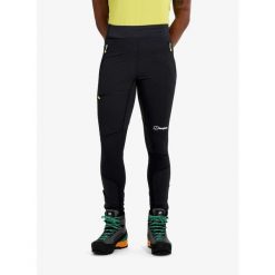 Spodnie softshell damskie Berghaus MTN Guide Alpine Legging. Czarne spodnie sportowe damskie Berghaus, na lato, bez wzorów, z softshellu, sportowe, trekkingowe. Za 471.89 zł.