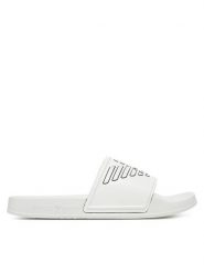 Emporio Armani Klapki XVPS11 XR273 T680 Biały. Białe klapki męskie Emporio Armani, bez wzorów, z tworzywa sztucznego, bez zapięcia. Za 199.99 zł.