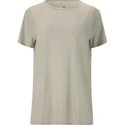 Koszulka damska Athlecia Lizzy. Brązowe bluzki damskie Endurance, bez wzorów, sportowe, bez kołnierzyka, bez ramiączek. Za 138.50 zł.