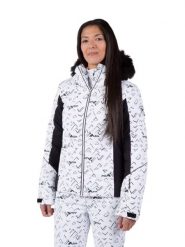 Kurtka narciarska Rossignol damska W Staci PR Puffy JKT biała. Białe kurtki sportowe damskie Rossignol, na zimę, l, bez wzorów, z futra, bez ramiączek, z kapturem, narciarskie. Za 959.00 zł.