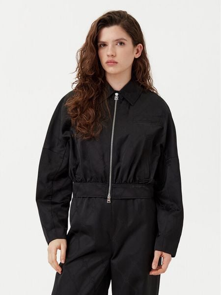 HUGO Kurtka przejściowa Aleria-1 50538791 Czarny Regular Fit. Czarne kurtki damskie Hugo, bez wzorów, z syntetyku, bez kaptura. Za 789.99 zł.