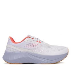 Buty do biegania Saucony. Szare obuwie sportowe damskie Saucony, bez wzorów, bez zapięcia, do biegania. Za 539.99 zł.