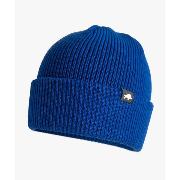 Czapka zimowa DZIK® niebieska. Niebieskie czapki męskie DZIK, na zimę, bez wzorów, ze skóry. Za 139.99 zł.