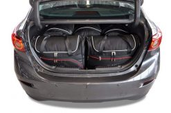Torby Do Bagażnika Mazda 3 Limousine 2013-2018 5Szt Kjust. Czarne torby podróżne damskie KJUST, bez wzorów, z kauczuku. Za 1,520.00 zł.