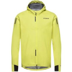 Kurtka z kapturem Gore Concurve. Żółte kurtki męskie Gore Wear, s, bez wzorów, z gore-texu, z kapturem. Za 1,125.00 zł.