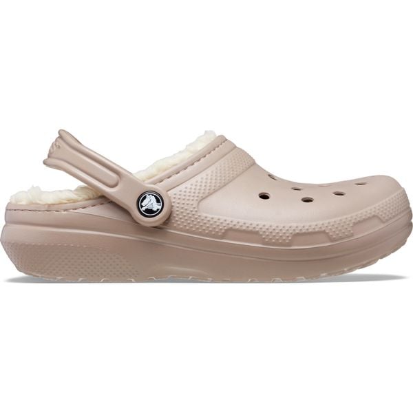 Klapki Crocs Classic Lined Clog Dorośli. Brązowe klapki męskie Crocs, bez wzorów, z materiału, bez zapięcia. Za 199.99 zł.