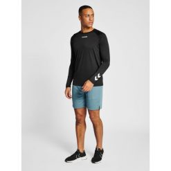 Spodenki męskie sportowe Hummel Topaz Shorts. Niebieskie buty sportowe męskie Hummel, bez wzorów, z dzianiny, bez zapięcia, na fitness i siłownię. Za 85.00 zł.