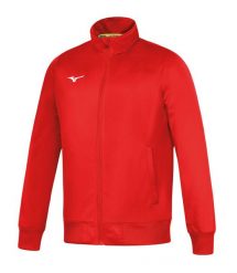 Kurtka z dresu Mizuno Team Core. Czerwone kurtki sportowe damskie Mizuno, m, bez wzorów, z dresówki, bez ramiączek, bez kaptura, na fitness i siłownię. Za 172.50 zł.