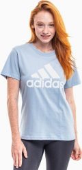 Adidas Koszulka damska adidas Loungewear Essentials Logo Tee jasnoniebieska IR5408 S. Niebieskie bluzki damskie Adidas, s, bez wzorów, bez kołnierzyka, bez ramiączek. Za 112.04 zł.