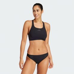 Bikini Lanelux Y-Back. Czarne stroje kąpielowe damskie Adidas, bez wzorów, z materiału. Za 259.00 zł.