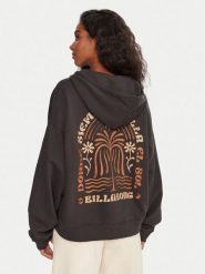 Billabong Bluza El Sol EBJSF00180 Szary Relaxed Fit. Szare bluzy damskie Billabong, m, bez wzorów, z bawełny, bez ramiączek, bez kaptura. Za 319.99 zł.