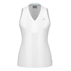 Damski tank top Head Performance. Białe topy damskie Head, bez wzorów, sportowe, bez kołnierzyka, bez ramiączek. W wyprzedaży za 282.80 zł.