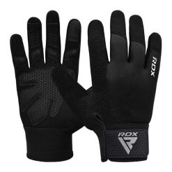 Rękawiczki RDX W1F Full Finger. Czarne rękawiczki damskie RDX SPORTS, bez wzorów. Za 79.99 zł.