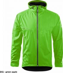 MALFINI Cool 515 - ADLER - Softshell kurtka męska, 210 g/m, 100% poliester, - green apple S. Zielone kurtki męskie MALFINI, m, bez wzorów, z poliesteru, bez kaptura. Za 180.46 zł.