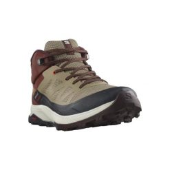 Buty trekkingowe męskie Salomon Outrise Mid Gtx. Buty zimowe męskie Salomon, bez wzorów, bez obcasa, bez zapięcia. Za 512.00 zł.