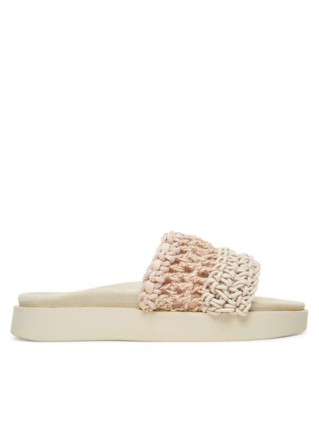 Inuikii Klapki Loose Knitted 70104-110 Beżowy. Brązowe klapki damskie Inuikii, bez wzorów, z materiału, bez obcasa, bez zapięcia. Za 859.99 zł.