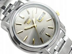 Zegarek Seiko Zegarek Męski SNKK67K1 (38 mm). Zegarki męskie Seiko, bez wzorów. Za 746.99 zł.