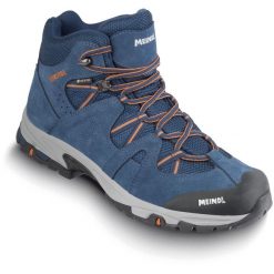 Buty trekkingowe męskie MEINDL Cornwall Mid GTX. Niebieskie trekkingi męskie MEINDL, z gore-texu, bez zapięcia. Za 999.00 zł.