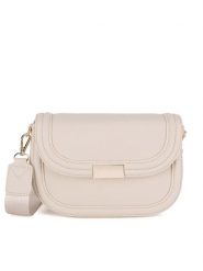 DeeZee Torebka MDP-L-013-06 Écru. Listonoszki damskie DeeZee, bez wzorów, z materiału, bez dodatków. Za 129.99 zł.
