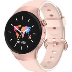 Smartwatch Rubicon RNCE87 Różowy (RNCE87). Czerwone zegarki smartwatch Rubicon, bez wzorów. Za 179.00 zł.