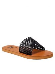 Billabong Klapki Siesta C9FF18BIP2 Czarny. Czarne klapki damskie Billabong, bez wzorów, z tworzywa sztucznego, bez obcasa, bez zapięcia. Za 119.99 zł.