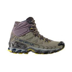 Buty trekkingowe męskie La Sportiva La Ultra Raptor Ii Mid Nubuckleder Gtx. Niebieskie buty zimowe męskie La Sportiva, bez wzorów, z materiału, bez obcasa, bez zapięcia. W wyprzedaży za 900.25 zł.