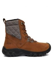 Keen Śniegowce Greta Boot II Wp 1031169 Brązowy. Brązowe śniegowce damskie Keen, z nubiku, bez zapięcia. Za 799.99 zł.