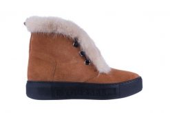 Śniegowce Bayla 161 017 2032 105 Tan Suede 161162, Brąz, Skóra naturalna - 41. Brązowe śniegowce damskie Bayla, z materiału, bez zapięcia. W wyprzedaży za 179.10 zł.