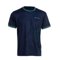 Black Crown Monterrey T-shirt Marino. Niebieskie t-shirty damskie BLACK CROWN, bez wzorów, sportowe, bez kołnierzyka, bez ramiączek. Za 202.99 zł.