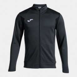 Kurtka z dresu Joma Winner III. Czarne kurtki męskie Joma, m, bez wzorów, z dresówki, sportowe, bez kaptura. Za 251.50 zł.