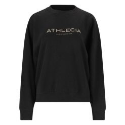 Bluza damska Athlecia Atkins. Czarne bluzy damskie Athlecia, bez wzorów, sportowe, bez ramiączek, bez kaptura. Za 168.00 zł.