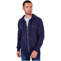 AUDEN CAVILL bluza męska M ciemnoniebieska. Niebieskie bluzy męskie Auden Cavill, m, bez wzorów, eleganckie, bez ramiączek, bez kaptura. Za 129.00 zł.
