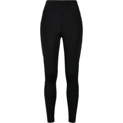 Damskie legginsy z wysoką talią Urban Classics biker tech mesh (GT). Czarne legginsy damskie Urban Classics, bez wzorów, z meshu. W wyprzedaży za 153.50 zł.