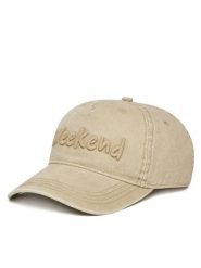 Weekend Max Mara Czapka z daszkiem Bruno 2525576024 Beżowy. Brązowe czapki damskie Weekend Max Mara, bez wzorów, z bawełny. Za 359.99 zł.