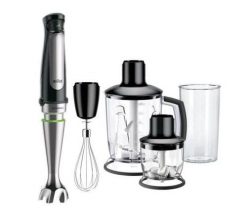 Blender ręczny BRAUN MQ 7045X. Czarne blendery BRAUN. Za 404.99 zł.