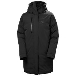 Parka dla kobiet Helly Hansen Adore HT. Czarne parki damskie Helly Hansen, na zimę, bez wzorów, bez kaptura. W wyprzedaży za 1,442.90 zł.